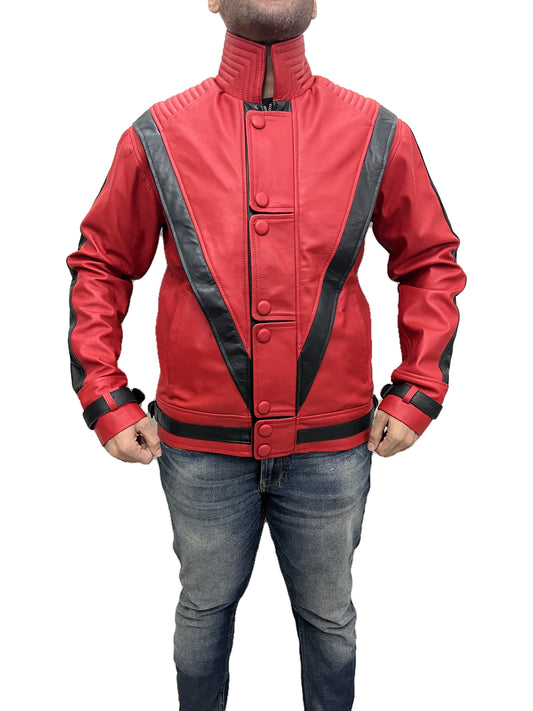 MJ Thriller Michael Jackson Real Leather Jacket
