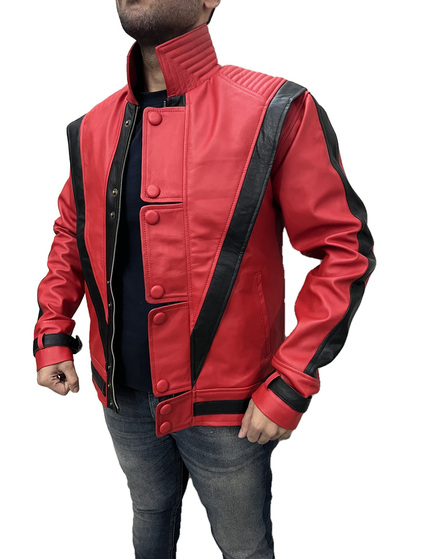 MJ Thriller Michael Jackson Real Leather Jacket