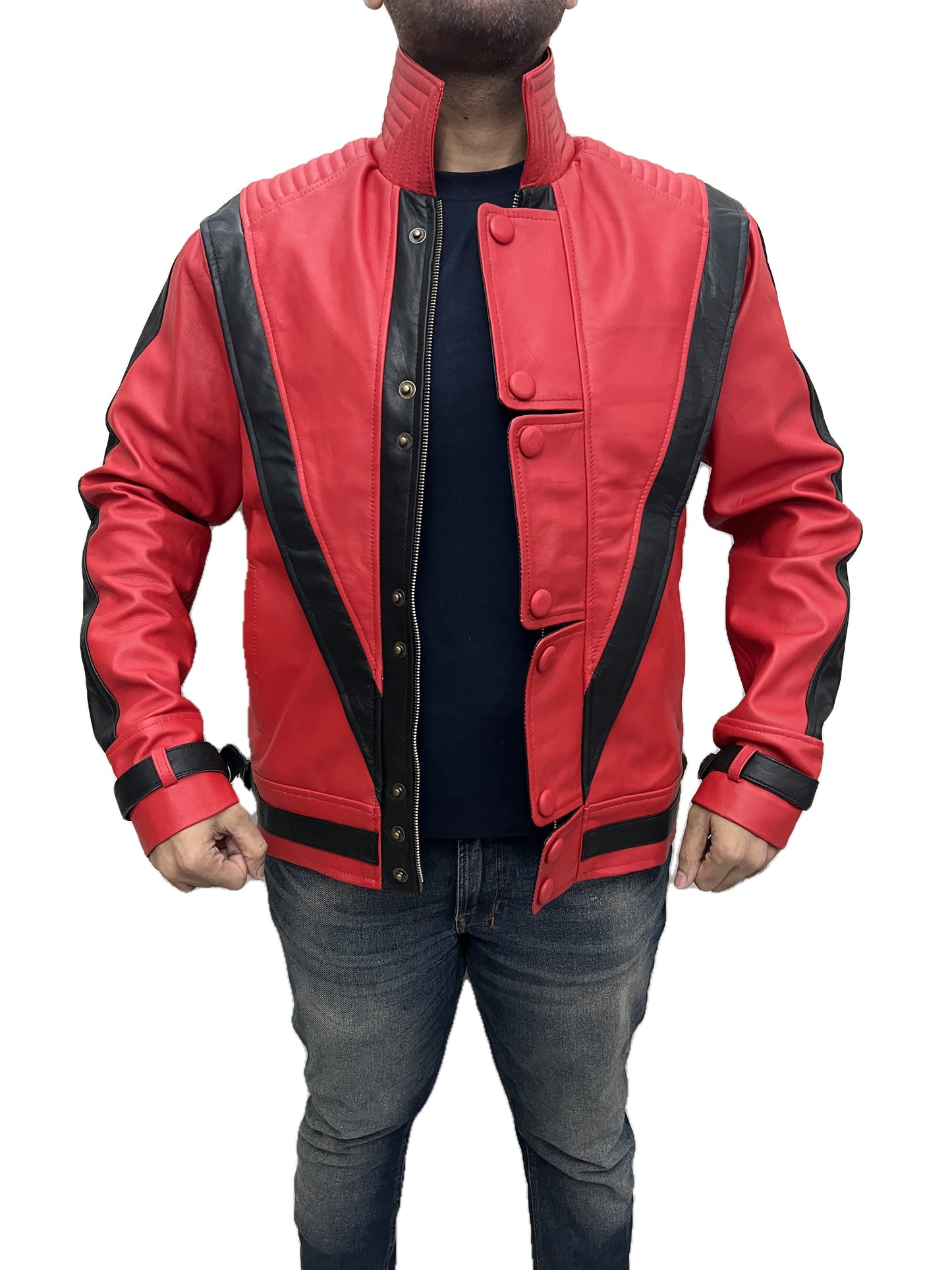 MJ Thriller Michael Jackson Real Leather Jacket