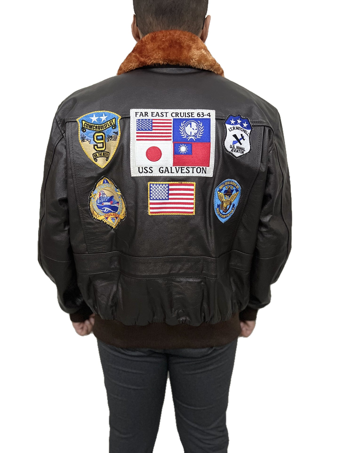 Top Gun Pete Maverick Tom Cruise Flight Airforce Aviator Pilot Bomber Real Leather Jacket