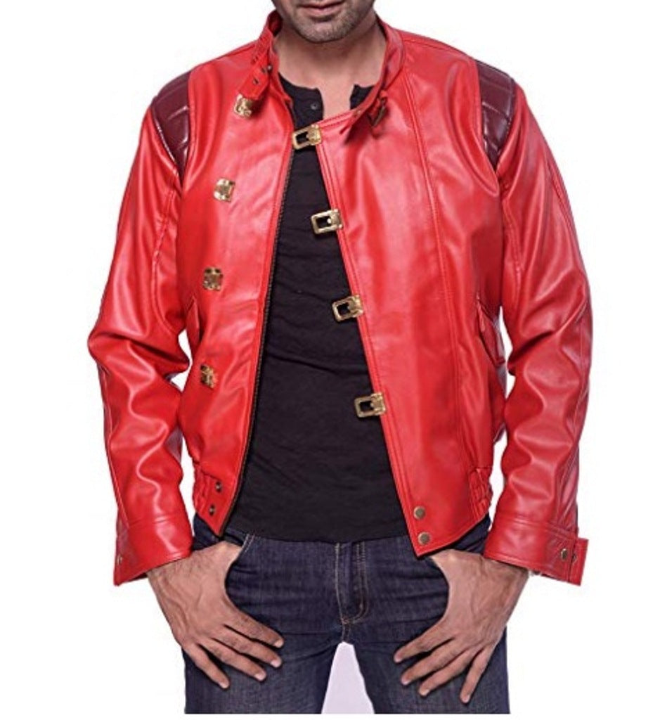 Akira Kaneda Capsule Anime Bomber Biker Real Leather Jacket