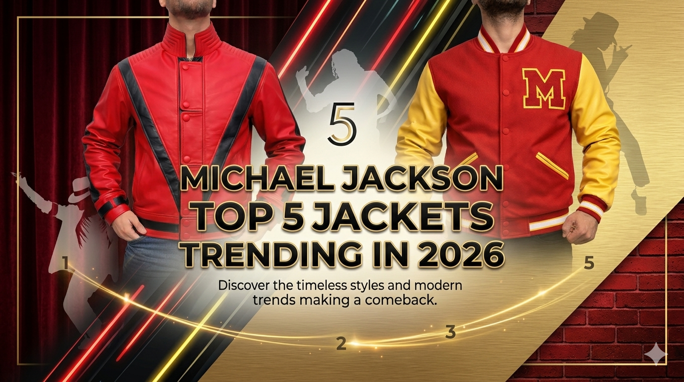 MICHAEL JACKSON MJ TOP 5 JACKETS