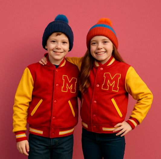 Kids MJ Thriller Michael Jackson Bomber Toddler Varsity Wool Jacket