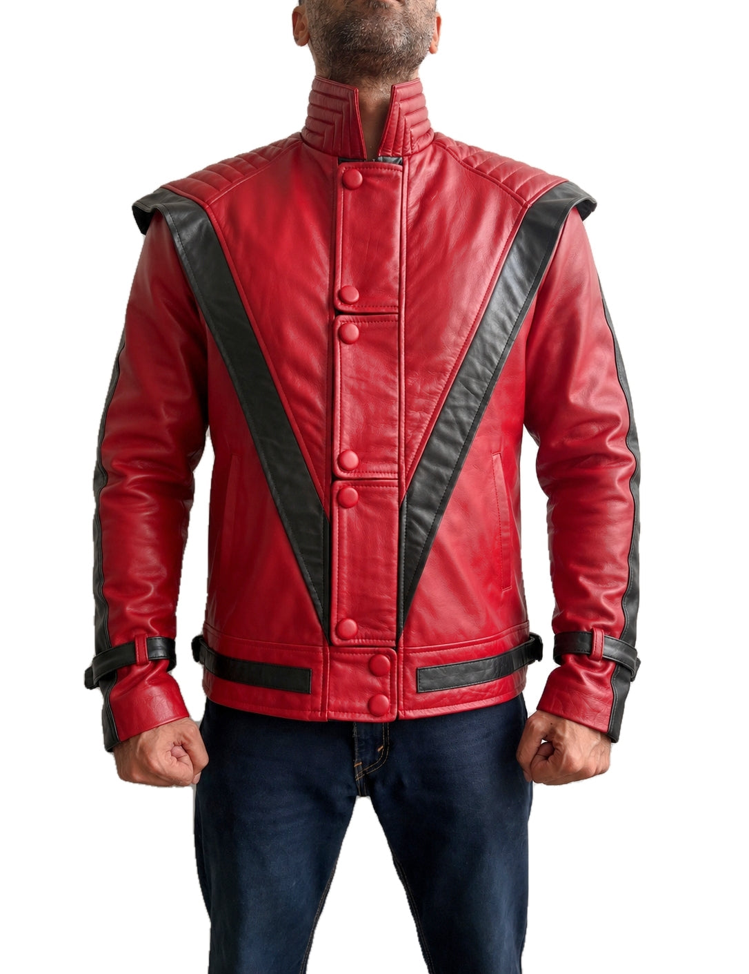 Michael Jackson Thriller Real Leather Jacket | Leather Krafter