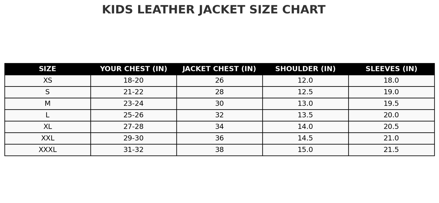 Kids Unisex Minecraft Jason Momoa Garett The Garbage Man Garrison Biker Style Real Leather Jacket