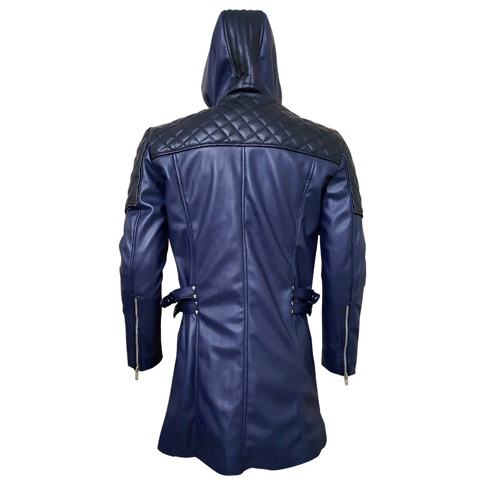 Devil May Cry 5 DMC Nero Trench Coat Real Leather Jacket