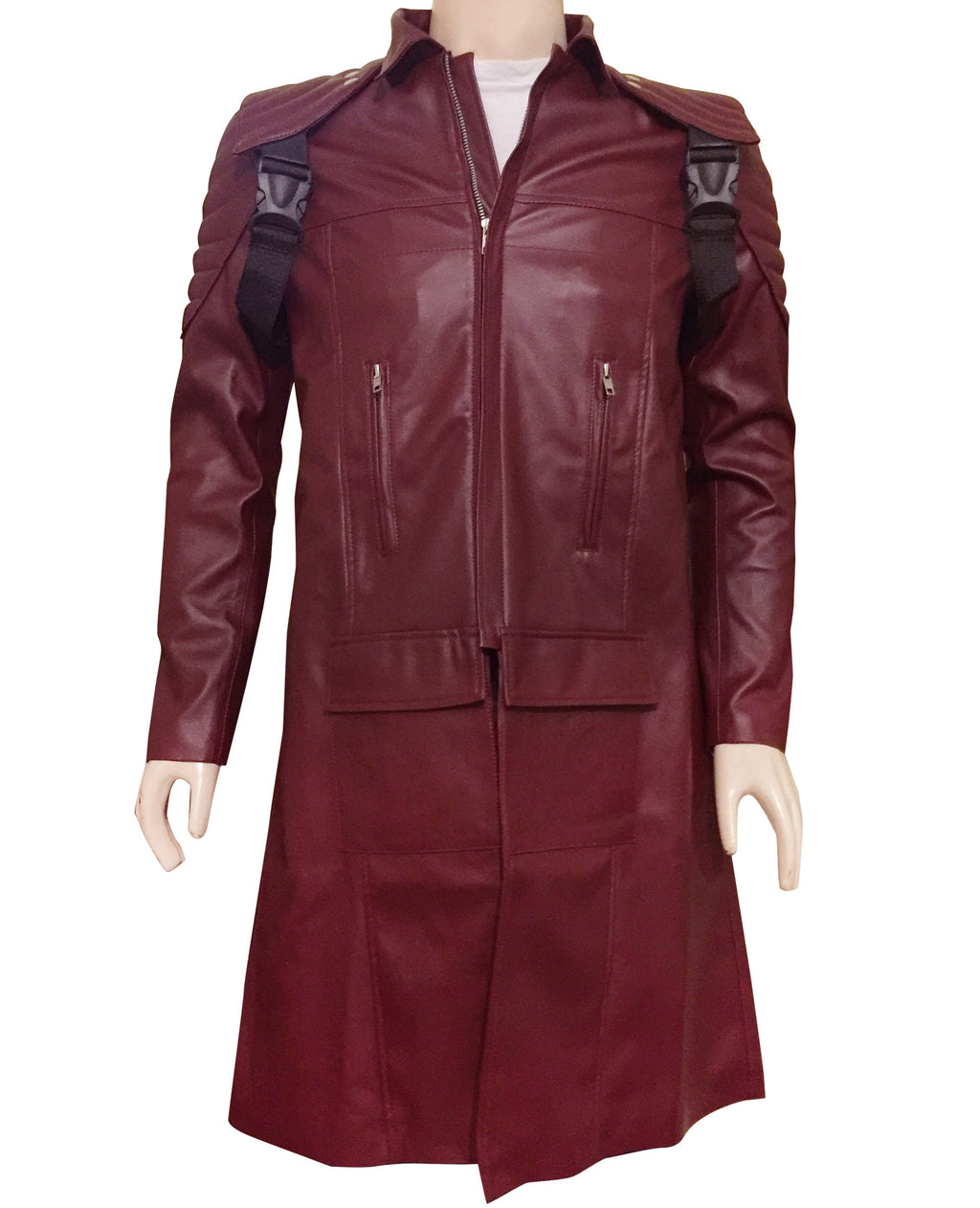 Devil May Cry 5 DMC Dante Trench Coat Real Leather Jacket
