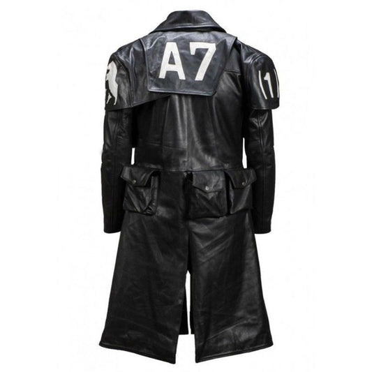 Fallout New Vegas A7 NCR Ranger Leather Duster Coat Jacket