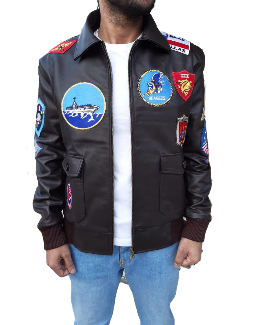 Top Gun Pete Maverick Tom Cruise Leather Jacket