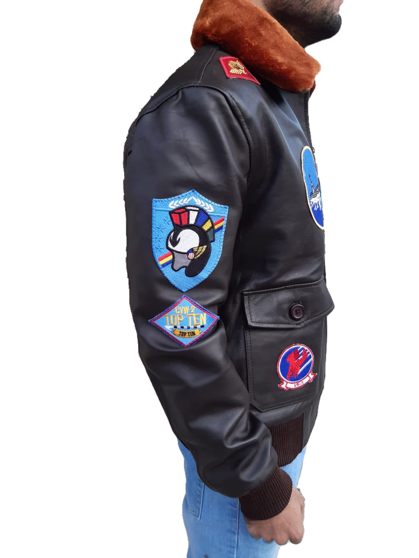 Top Gun Pete Maverick Tom Cruise Leather Jacket